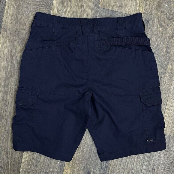 5.11 Tactical Taclite Ripstop Cargo Shorts Size 30 Blue Canvas Workwear Outdoor - Picture 4 of 7